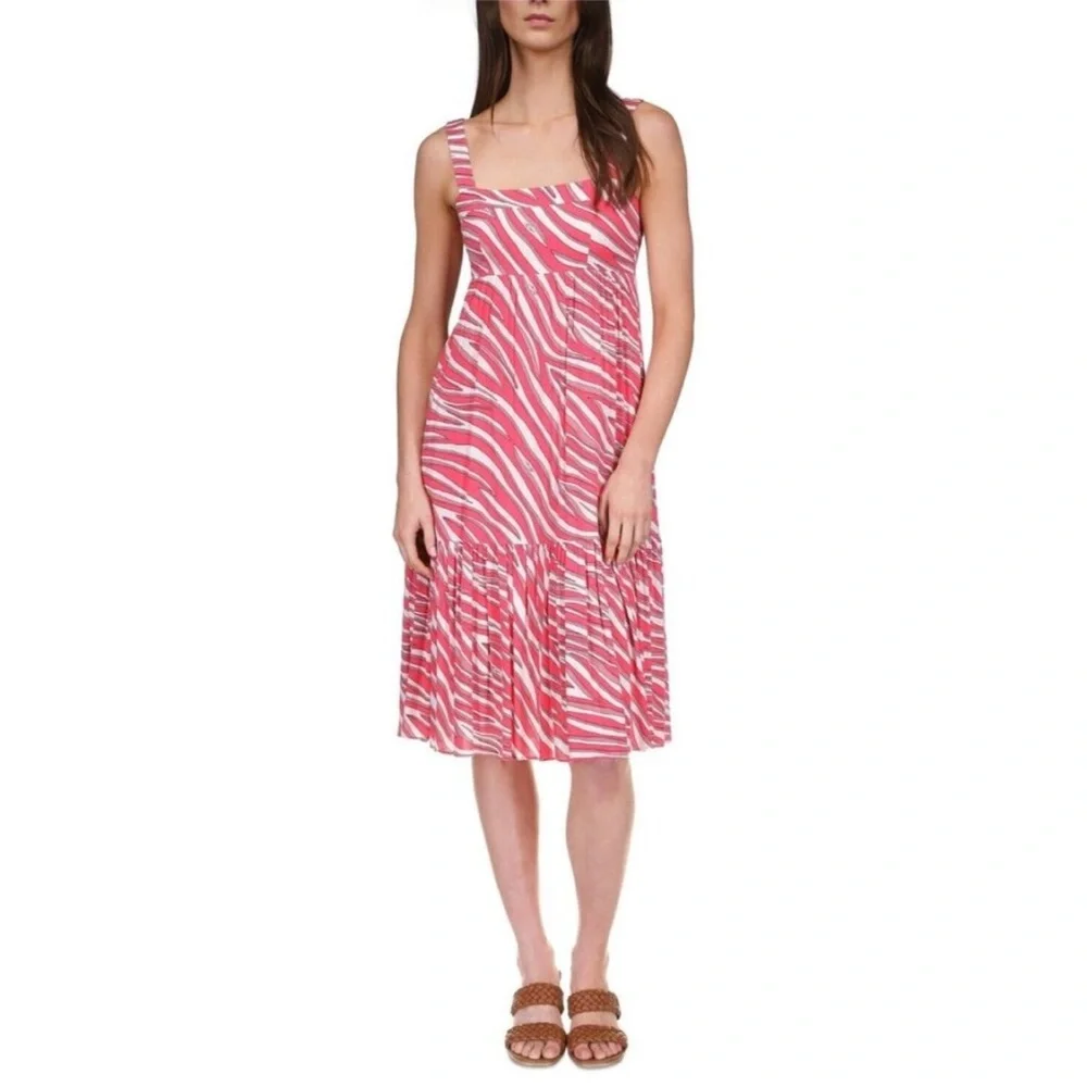 Michael Kors Soft Zebra Midi Dress